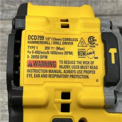 AS-IS DEWALT ATOMIC 20V Lithium-Ion Cordless 1/2 in. Hammer Drill Kit