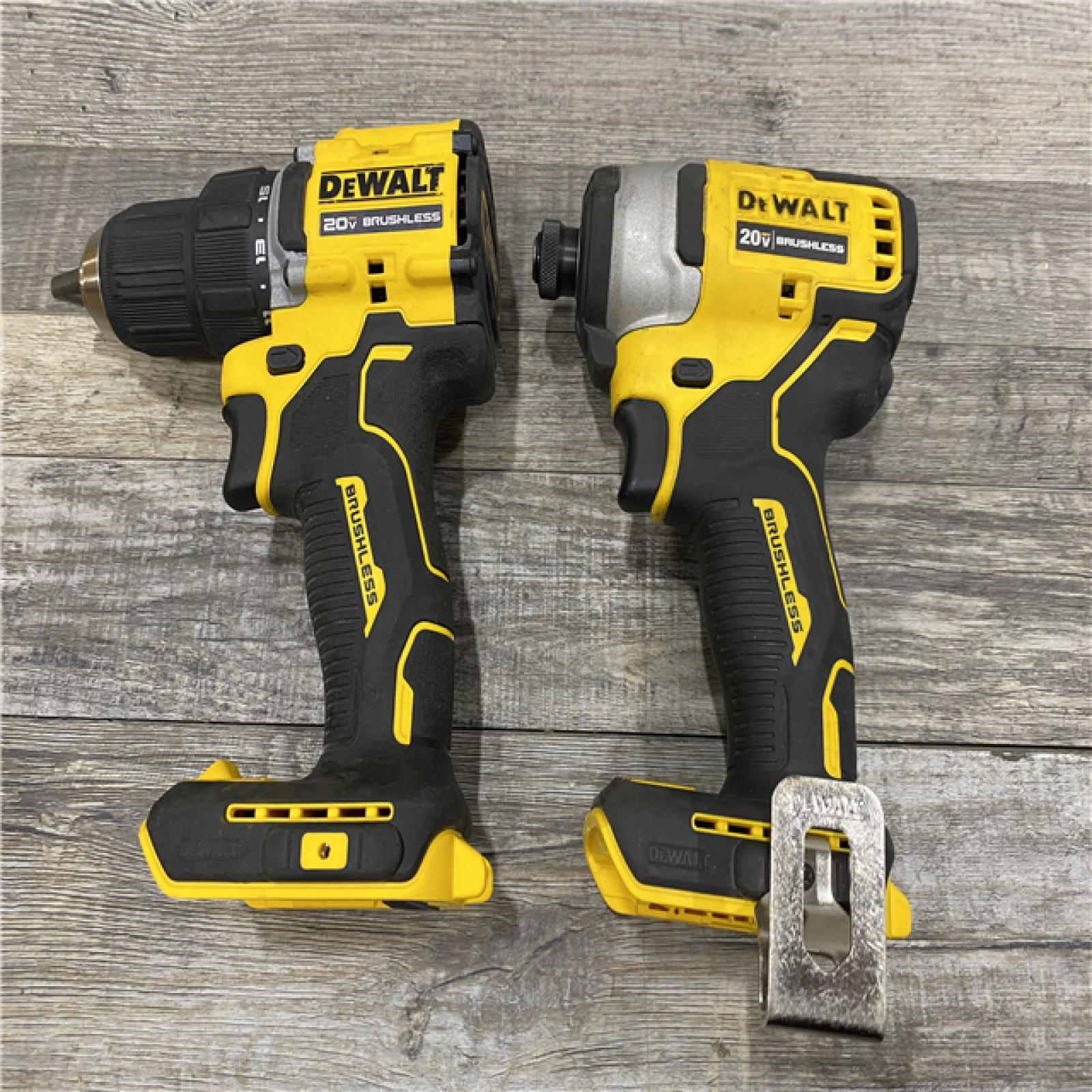AS-IS DEWALT ATOMIC 20-Volt MAX Lithium-Ion Cordless Combo (2-Tool) Kit