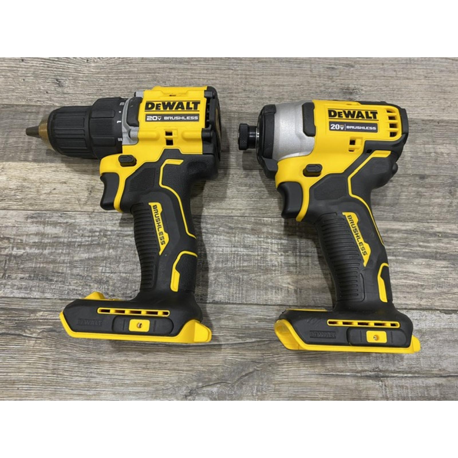 AS-IS DEWALT ATOMIC 20-Volt MAX Lithium-Ion Cordless Combo Kit