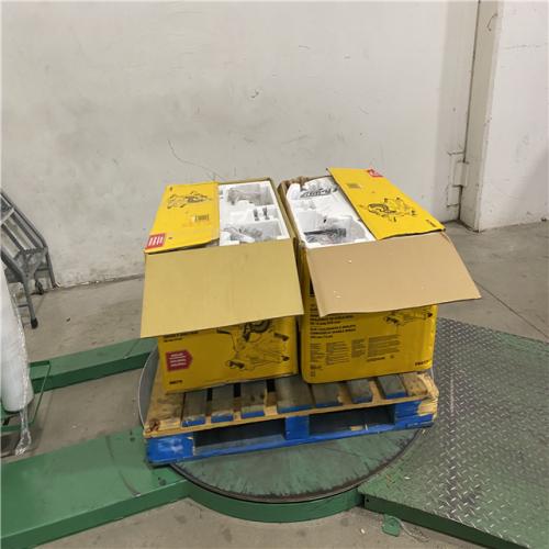 Dallas Location - As-Is DEWALT 15 Amp Corded 12 in. Double Bevel Sliding Compound Miter Saw (Lot Of 2)