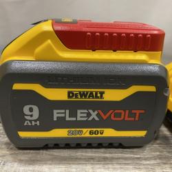 AS-IS DEWALT 20V/60V MAX FLEXVOLT Lithium-Ion 9.0Ah Battery and Charger Starter Kit