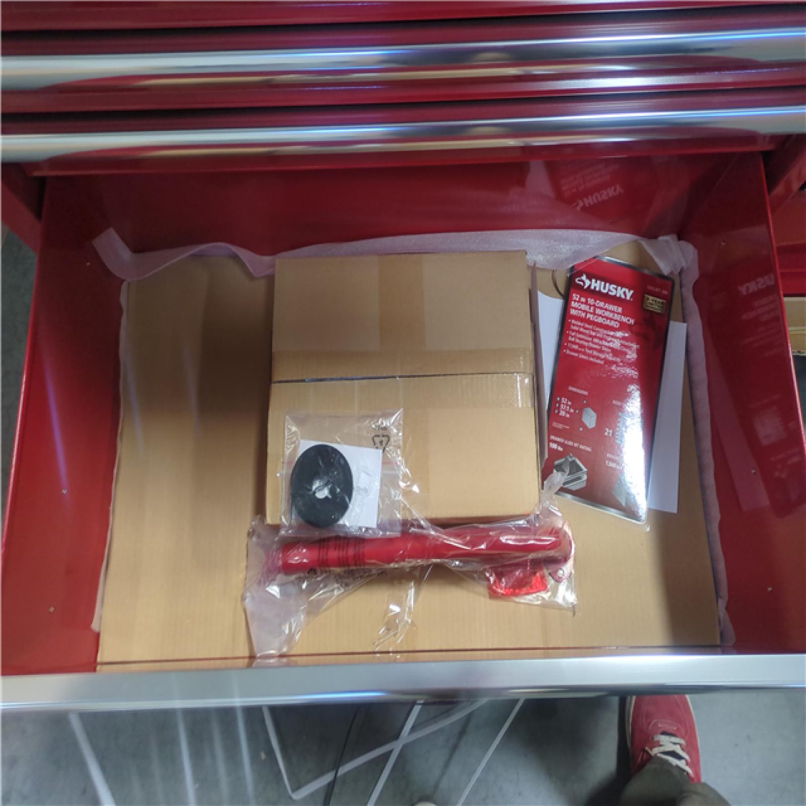 California AS-IS Husky 10-Drawer Mobile Workbench