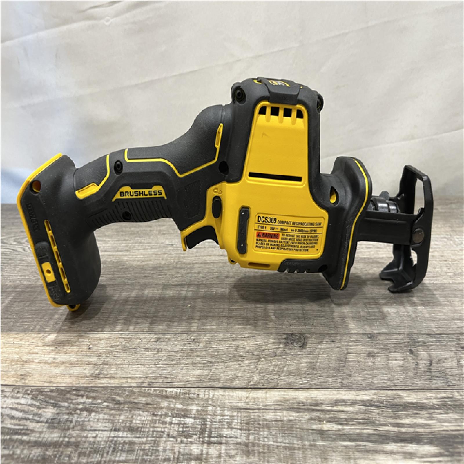 AS-IS DEWALT ATOMIC 20V MAX Cordless Brushless Compact Reciprocating Saw (Tool Only)