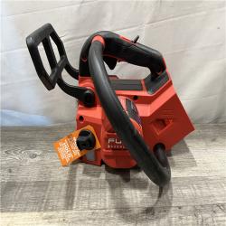 AS-IS Milwaukee FUEL 14 in. 18V Lithium-Ion Brushless Cordless Battery Top Handle Chainsaw (Tool Only)