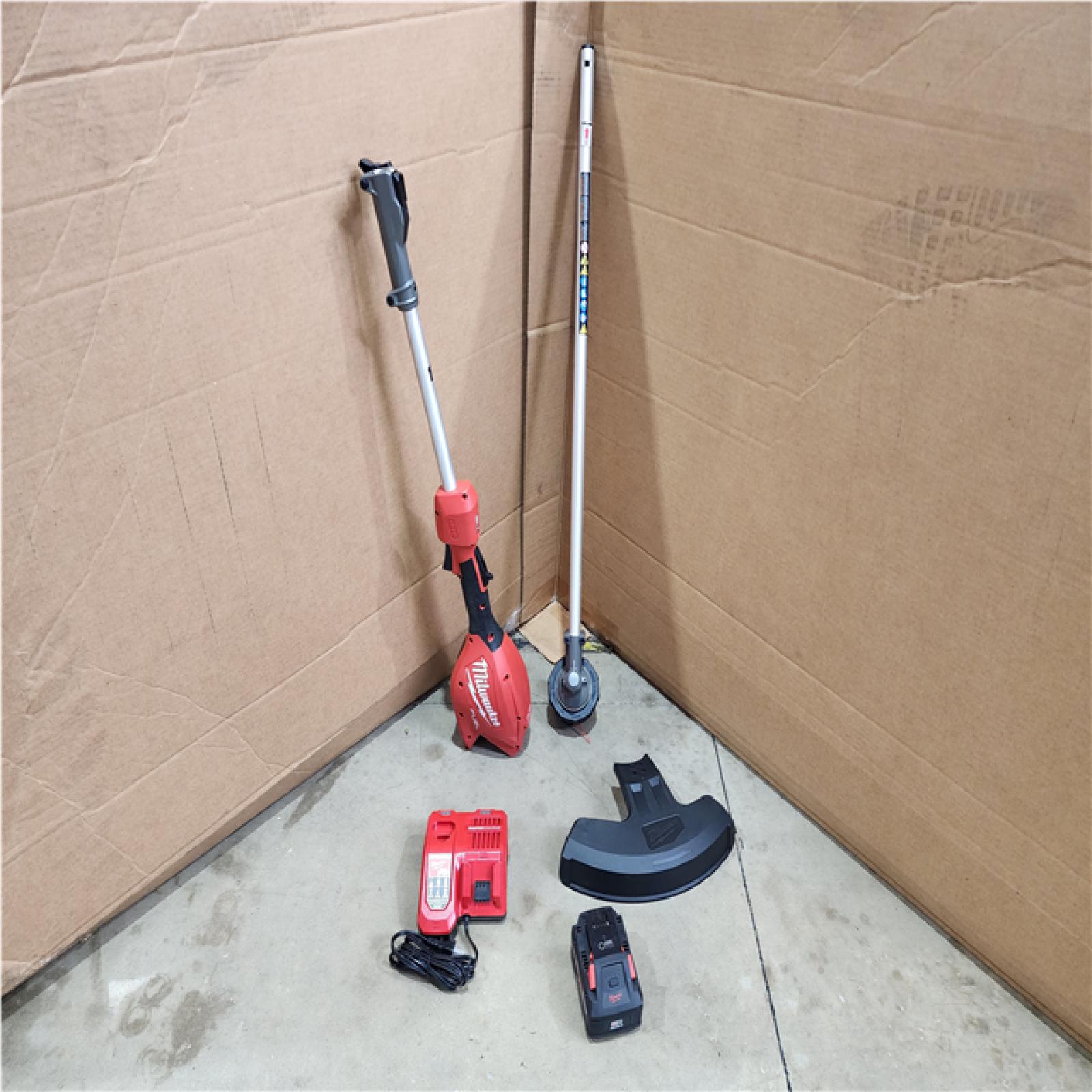 Houston Location AS-IS Milwaukee FUEL 18V 16 in. Brushless Cordless Battery Powered String Trimmer Kit