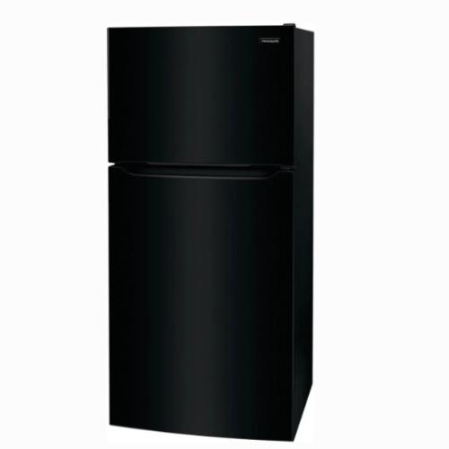 DALLAS LOCATION- NEW! Frigidaire - 20 Cu. Ft. Garage Ready Top Freezer Refrigerator - Black