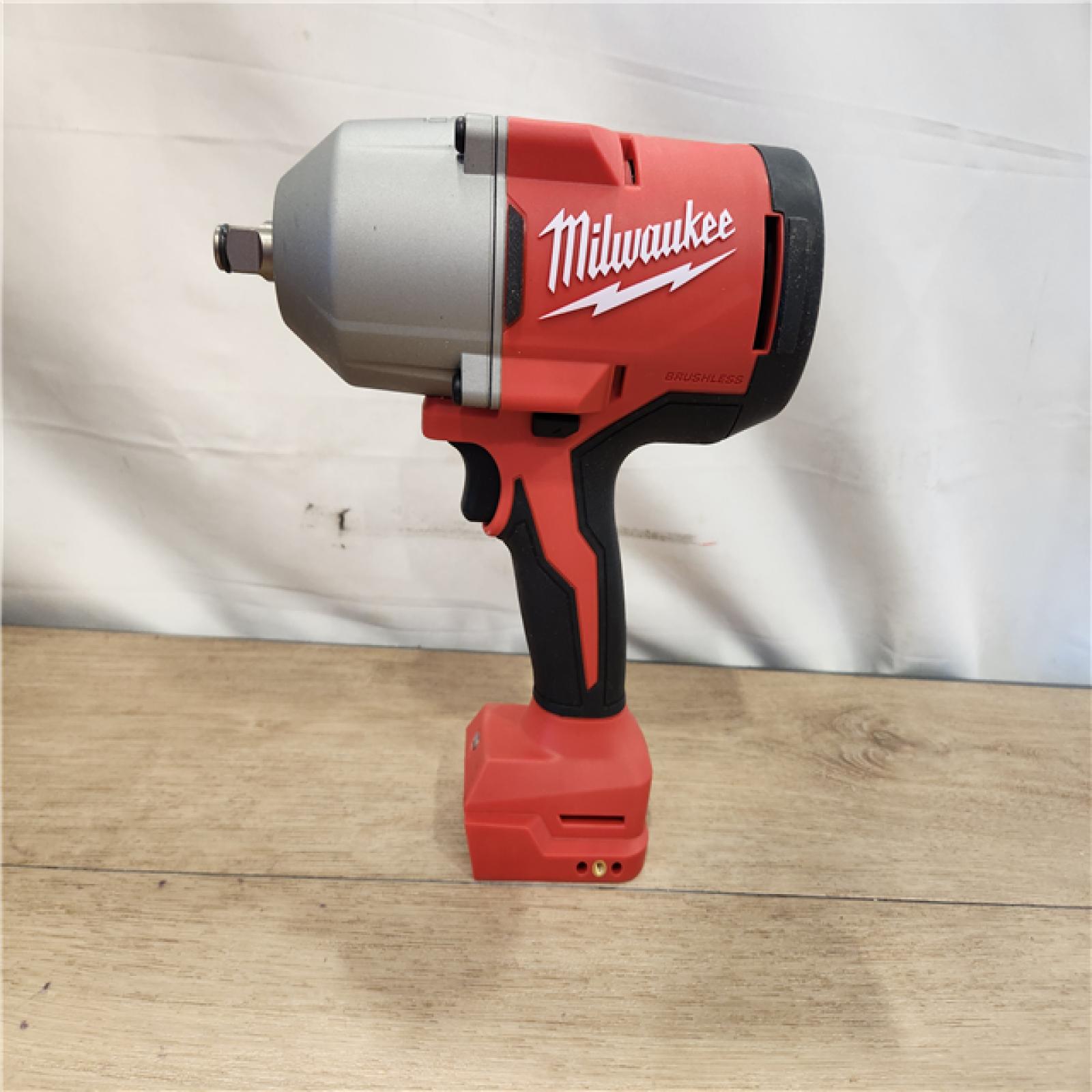 AS-IS- Milwaukee 18-Volt Lithium-Ion Brushless 1/2 in. High Torque Impact Wrench with Friction Ring (Tool-Only)
