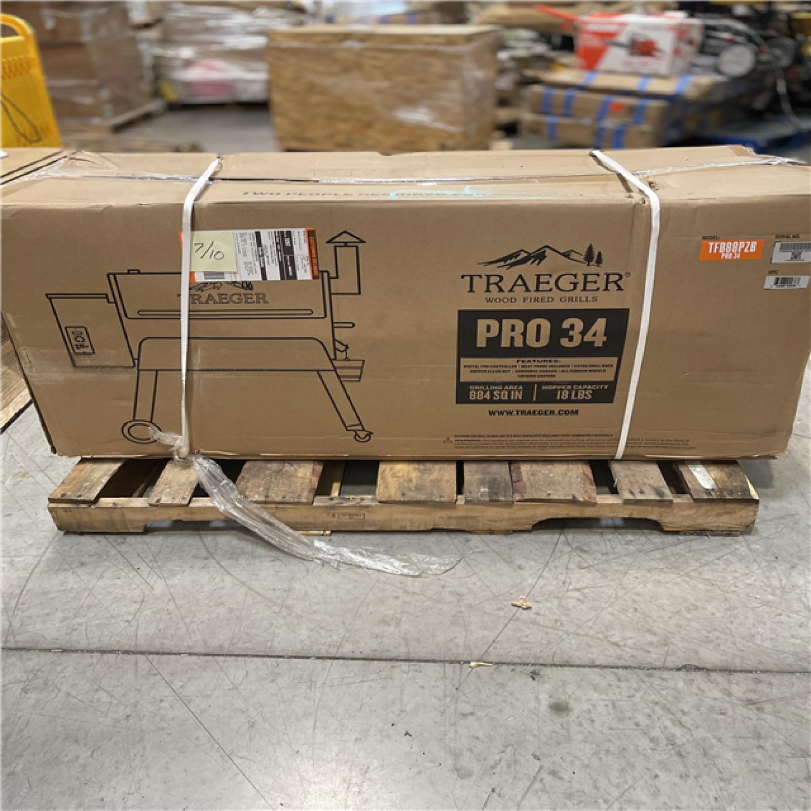 DALLAS LOCATION- Traeger Pro 34 Wood Pellet Grill and Smoker