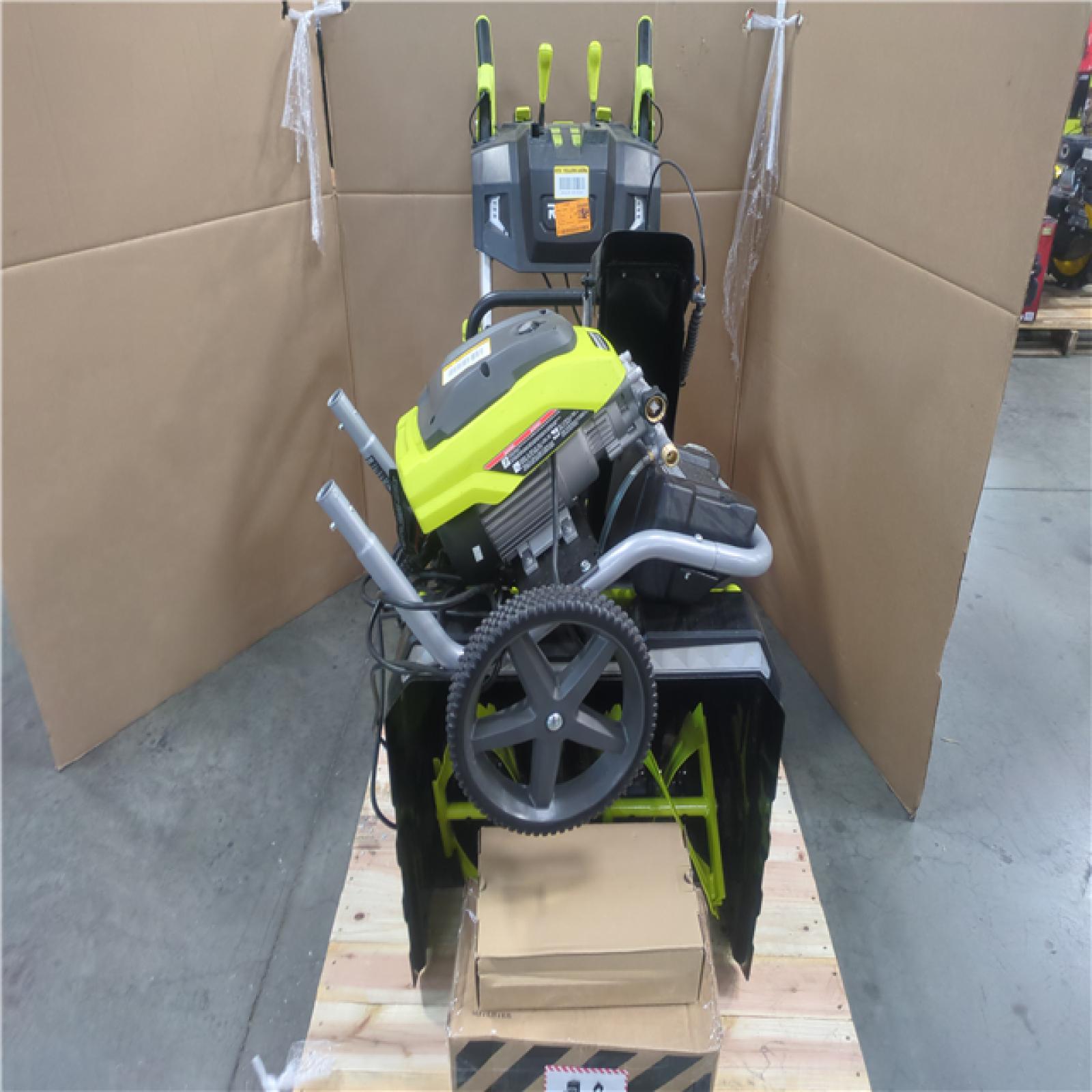 CALIFORNIA AS-IS RYOBI 40V SNOWBLOWER