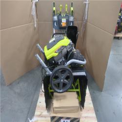 CALIFORNIA AS-IS RYOBI 40V SNOWBLOWER