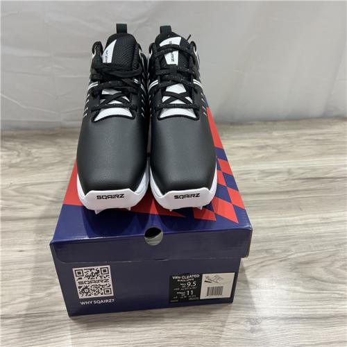 SQAIRZ Baseball Cleats - Black - SZ 9.5