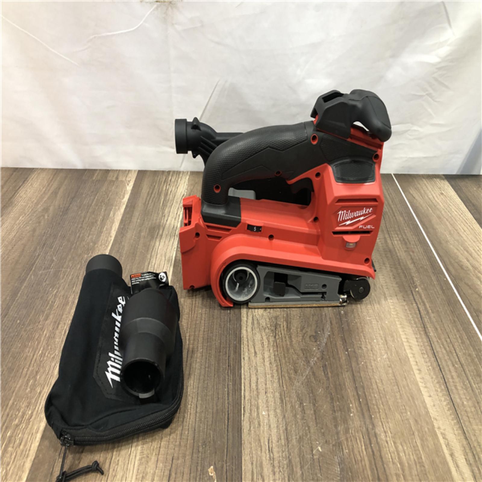 AS-IS Milwaukee FUEL 18-Volt Lithium-Ion Cordless Belt Sander (Tool-Only)