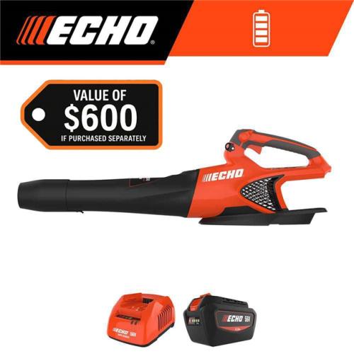 Phoenix NEW ECHO 56V 158 MPH 549 CFM Cordless Battery Powered Handheld Leaf Blower with 5.0Ah Battery and Rapid Charger