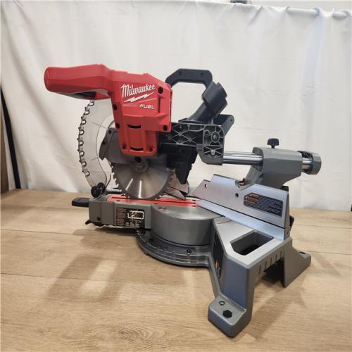 AS-IS- Milwaukee M18 FUEL 7-1/4 in. Cordless Brushless Dual-Bevel Sliding Compound Miter Saw (Tool Only)
