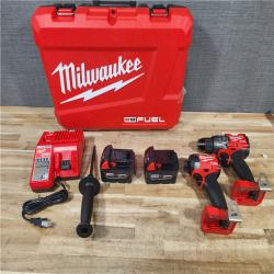HOUSTON LOCATION - AS - IS Milwaukee FUEL 18V Lithium-Ion Brushless Cordless Hammer Drill and Impact Driver Combo Kit