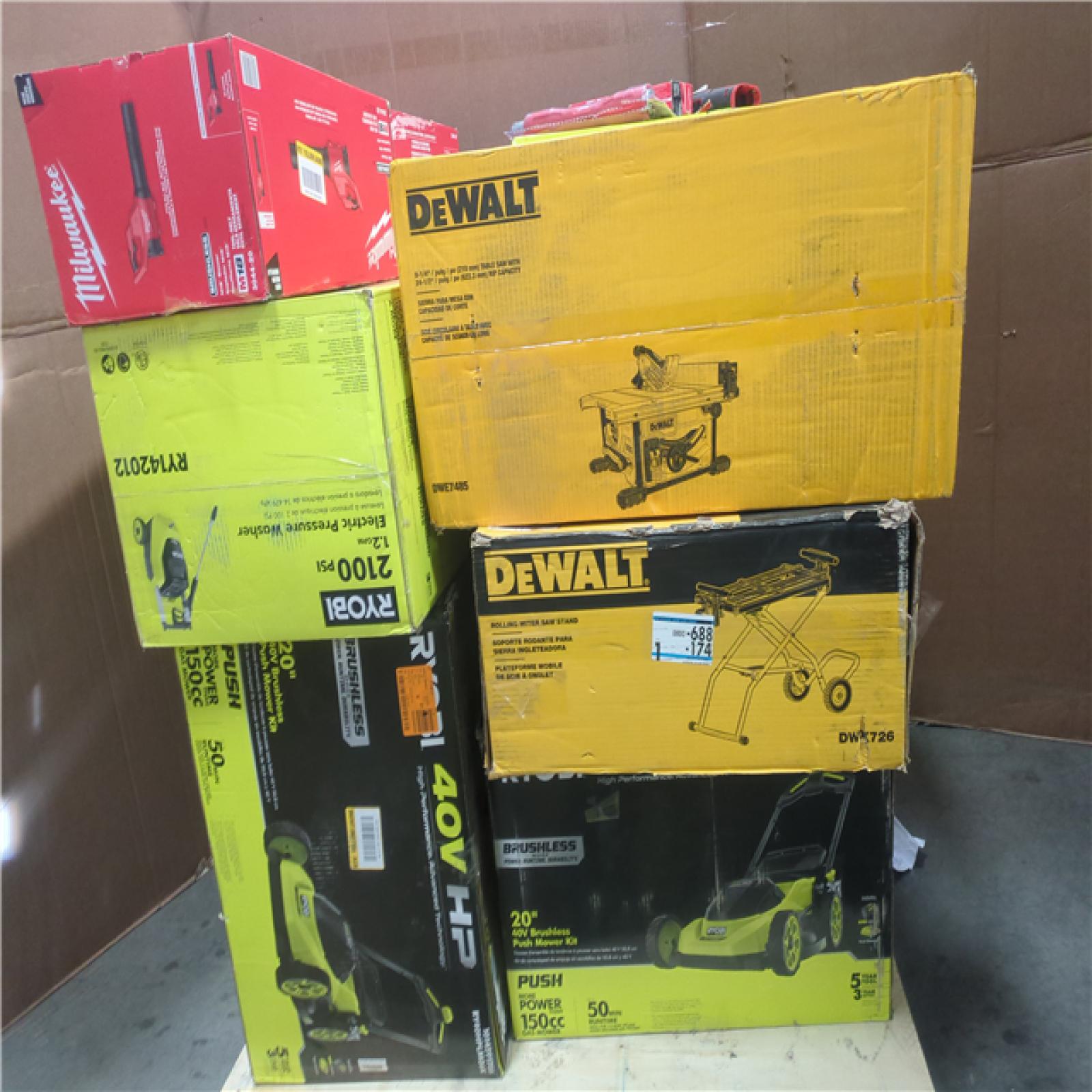 CALIFORNIA AS-IS TOOL PALLET