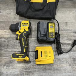 AS-IS DEWALT Atomic 20V Lithium-Ion Cordless Compact 1/2 in. Drill/Driver Kit