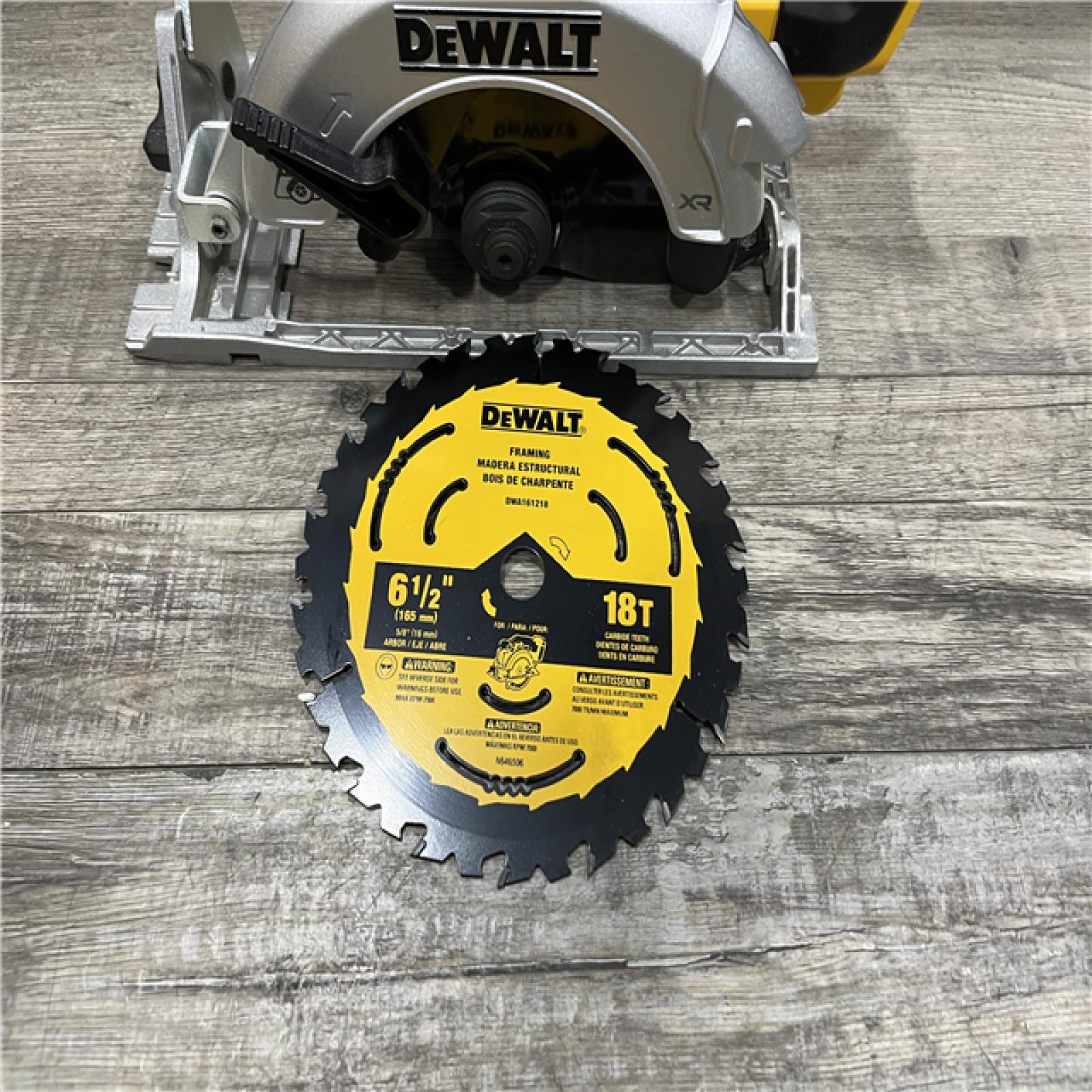 AS-IS DEWALT 20V MAX Cordless Brushless 6-1/2 in. Sidewinder Style Circular Saw (Tool Only)