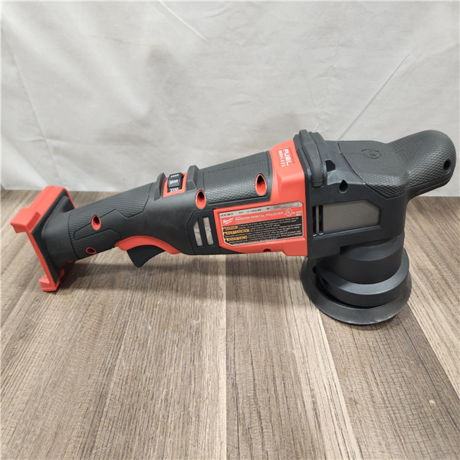 AS-IS- Milwaukee M18 FUEL18V Lithium-Ion Brushless Cordless 15MM DA Polisher (Tool-Only)