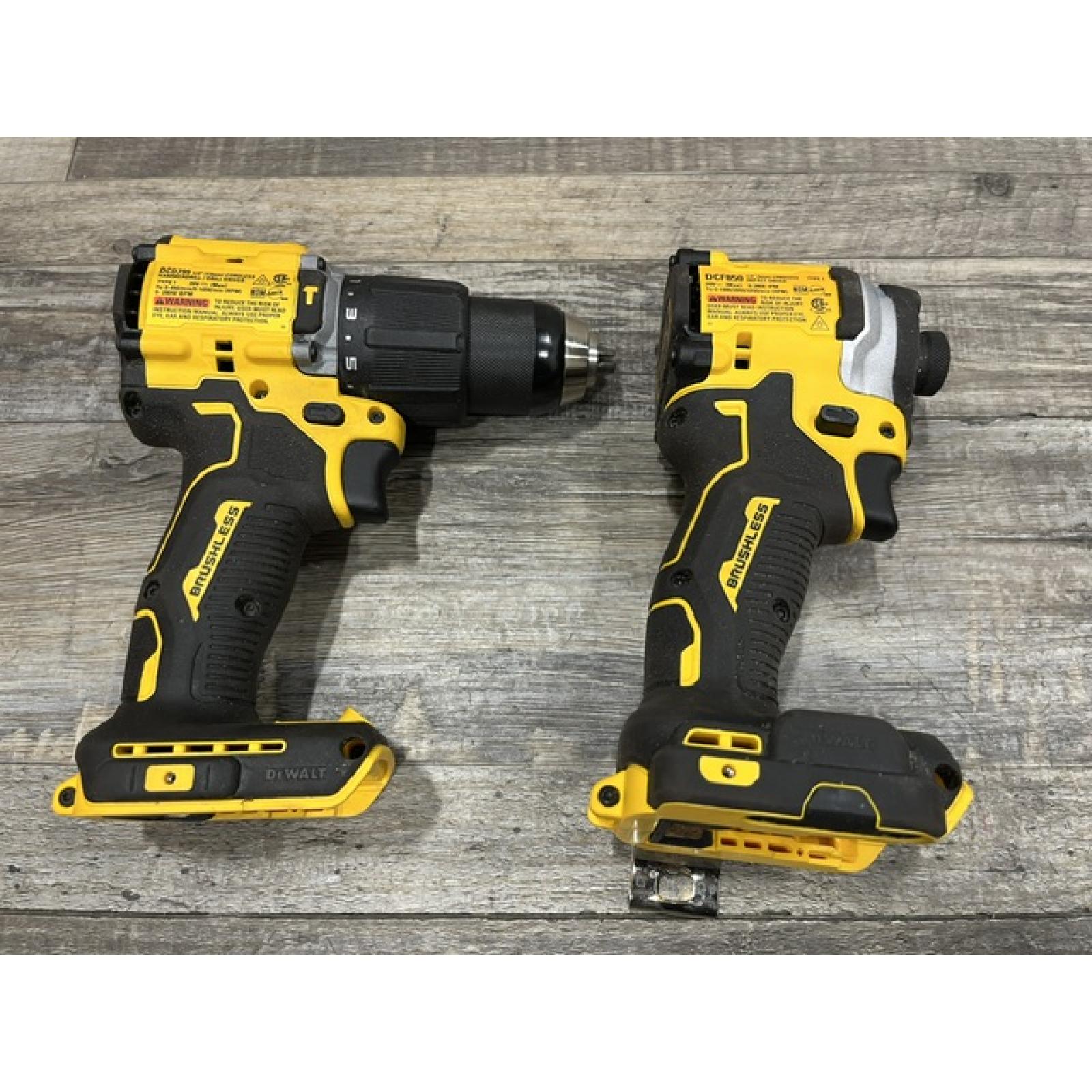 AS-IS DEWALT ATOMIC 20V MAX Lithium-Ion Cordless 2-Tool Combo Kit