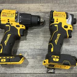AS-IS DEWALT ATOMIC 20V MAX Lithium-Ion Cordless 2-Tool Combo Kit