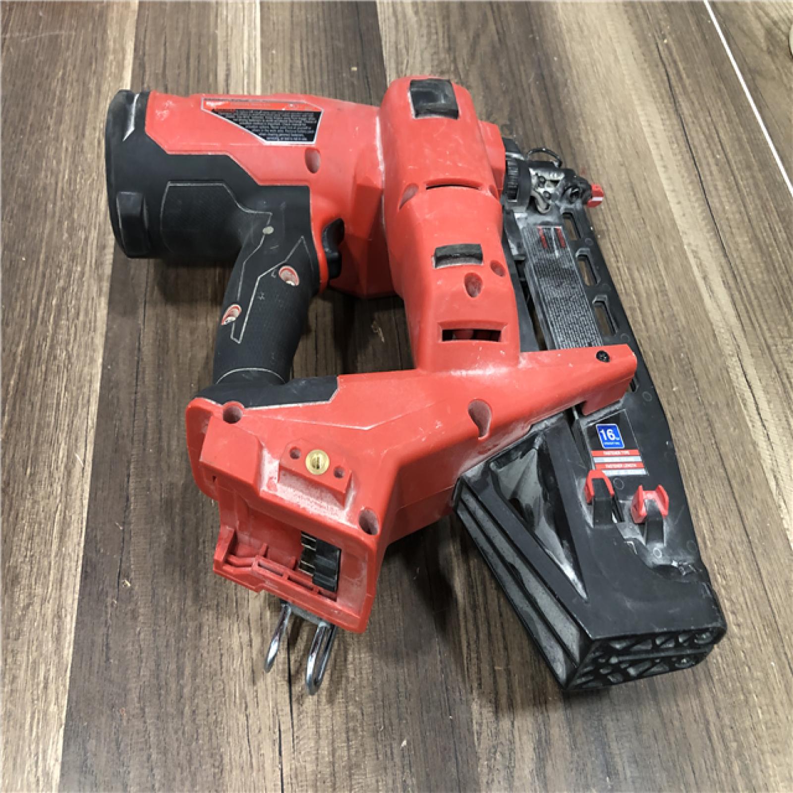 AS-IS Milwaukee  FUEL 18-Volt Lithium-Ion Brushless Cordless Gen ll 16-Gauge Straight Finish Nailer (Tool Only)