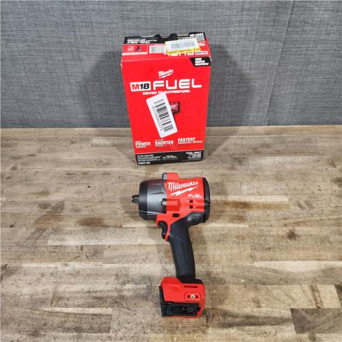 HOUSTON LOCATION - AS-IS (APPEARS LIKE NEW) Milwaukee M18 FUEL 18V Lithium-Ion Brushless Cordless 1/2 in. Impact Wrench with Friction Ring (Tool-Only)