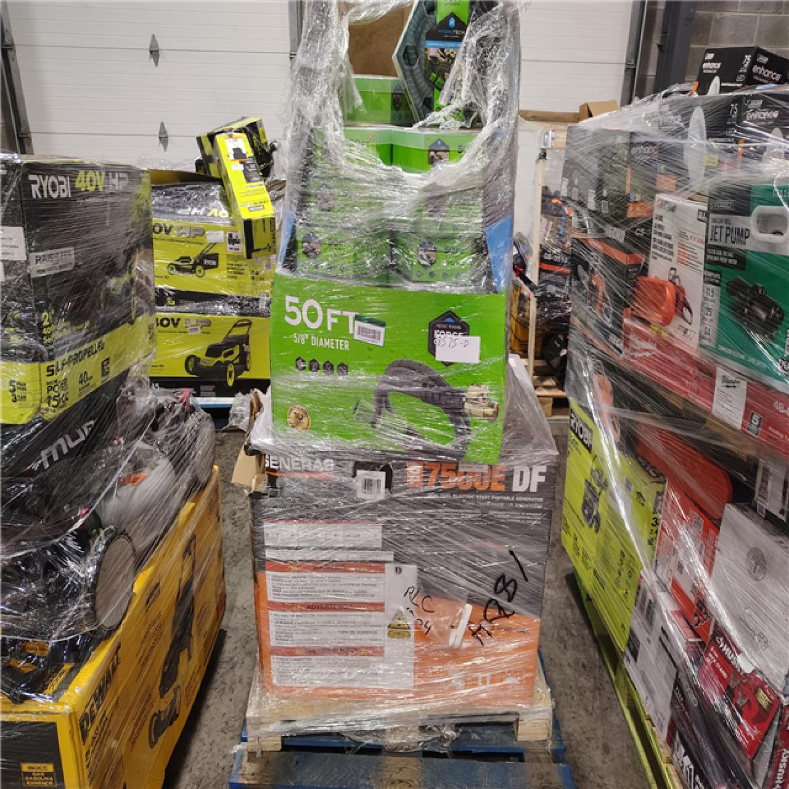 Pittston Location As-Is Outdoor Power Tools Partial truckload (8 pallets) 8579-D