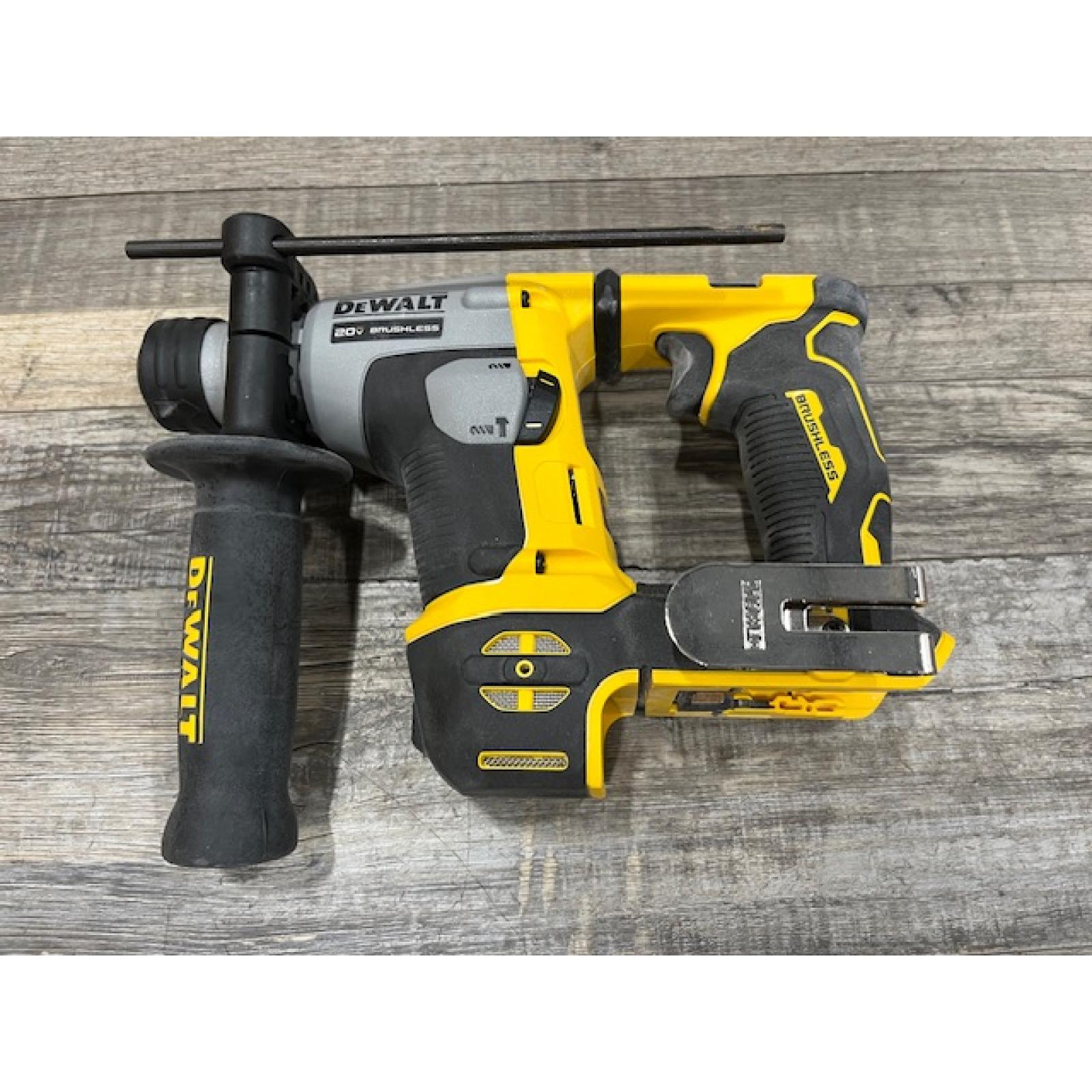 AS-IS DEWALT ATOMIC 20V MAX Cordless Brushless Ultra-Compact 5/8 in. SDS Plus Hammer Drill (Tool Only)