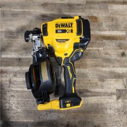 HOUSTON LOCATION - AS-IS (APPEARS LIKE NEW) DeWalt DCN45RNB 20V Max 15 Degree Cordless Coil Roofing Nailer (Tool Only)