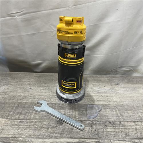 AS-IS DEWALT 20V MAX XR Cordless Brushless Fixed Base Compact Router (Tool Only)