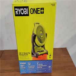 California NEW Ryobi One+ 18V 7.5 Bucket Top Misting Fan Kit  Includes (1) Battery & Charger
