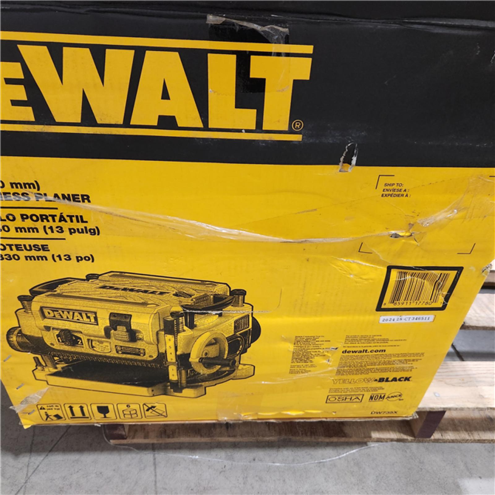 As-Is - DEWALT 15 Amp Corded 13 in. Planer