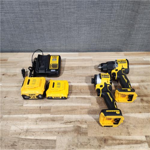 HOUSTON LOCATION - AS-IS DEWALT 2 TOOL COMBO KIT W/ (2) BATTERY & CHARGER