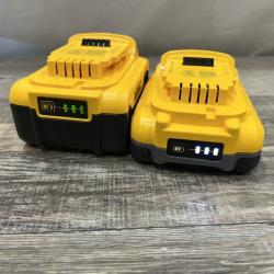 AS-IS DEWALT 20V MAX Lithium-Ion Starter Kit with 4.0 Ah and 5.0 Ah Batteries and Charger