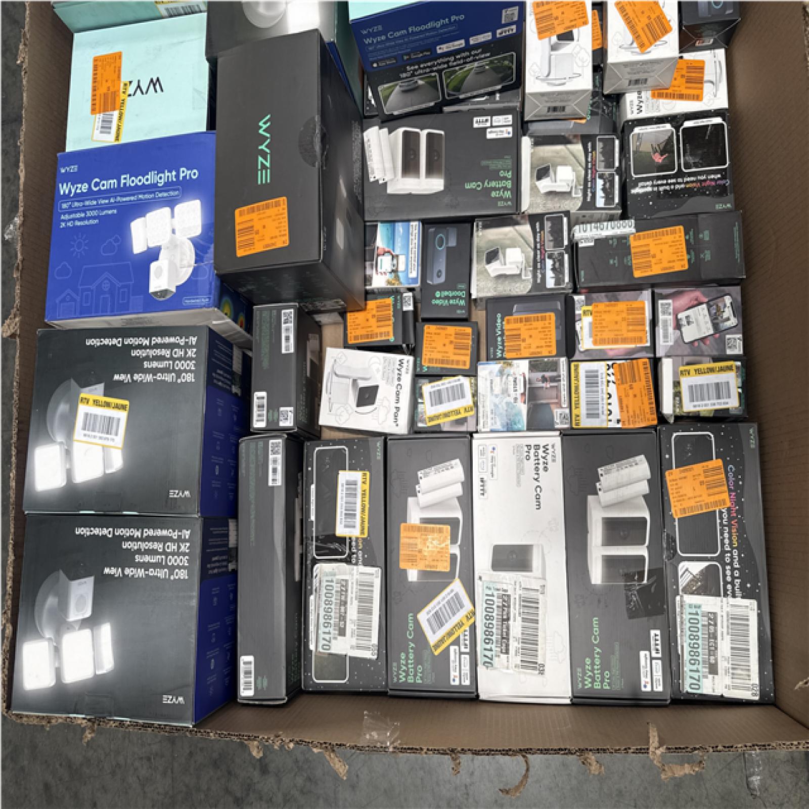 CALIFORNIA AS IS WYZE PRODUCTS (CAMERAS DOORBELLS ETC.)