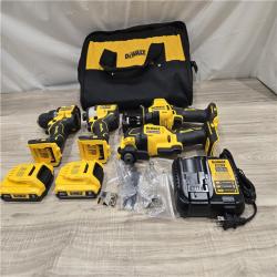 AS-IS DeWalt 20V MAX ATOMIC Cordless 4-Tool Combo Kit