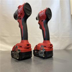AS-IS - Milwaukee M18 Compact Brushless 2-Tool Combo Kit