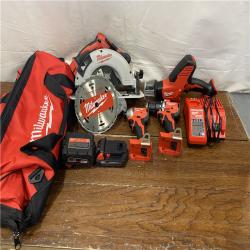 AS-IS Milwaukee M18 4 Tool Combo Kit