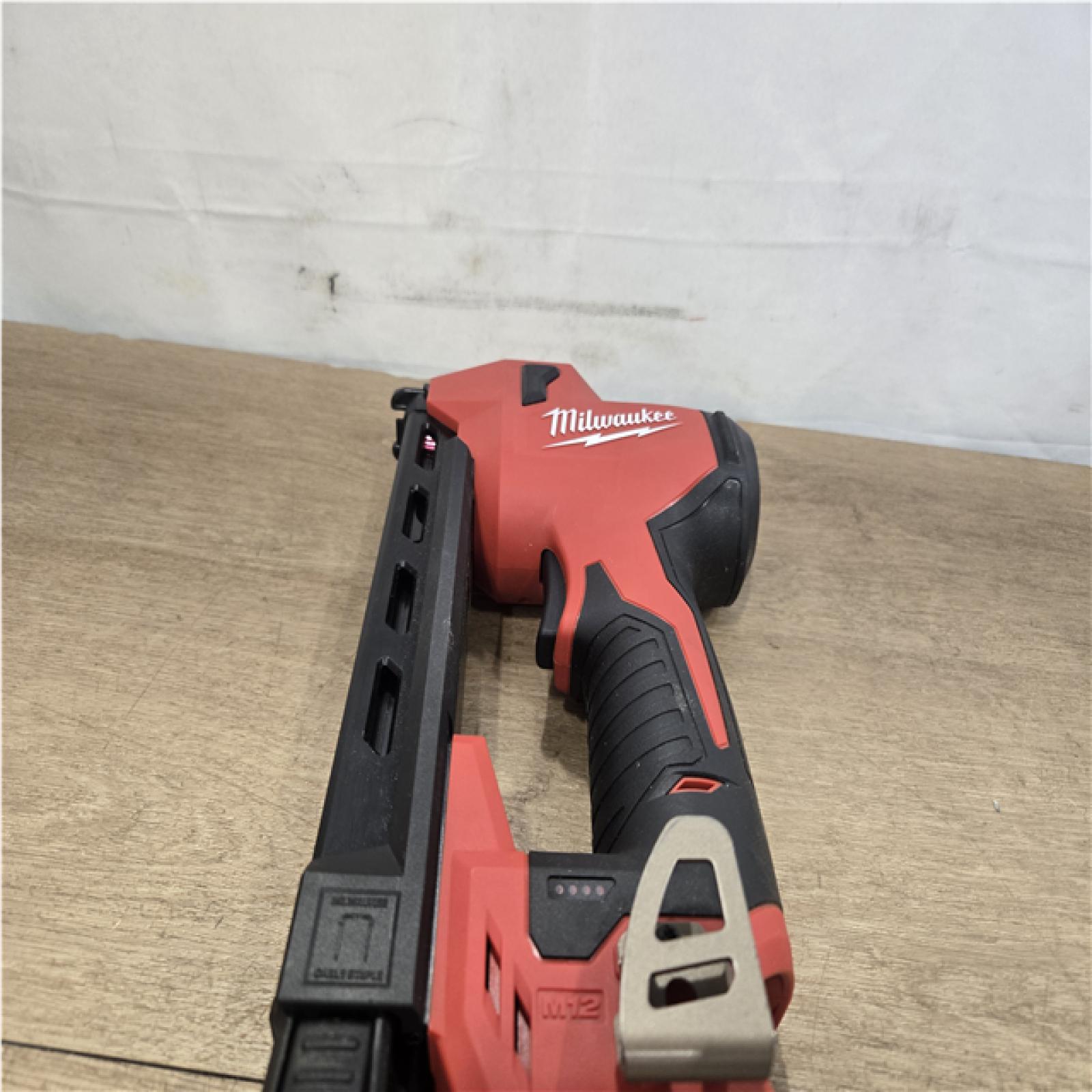 AS-IS Milwaukee 12-Volt Lithium-Ion Cordless Cable Stapler (Tool-Only)