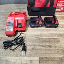 HOUSTON LOCATION - AS-IS Milwaukee 18V Lithium-Ion Brushless Cordless Compact Drill/Impact Combo Kit