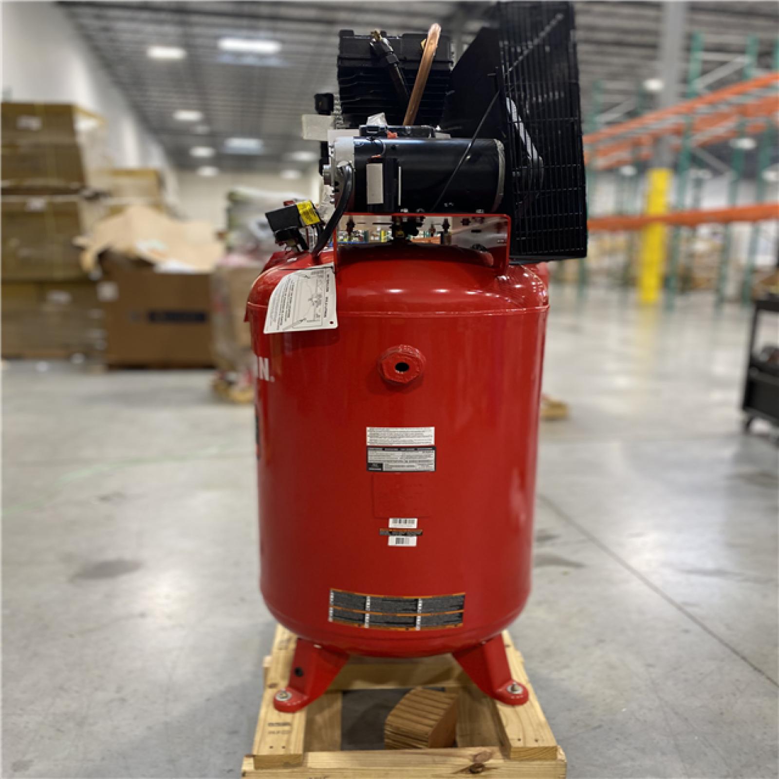 DALLAS LOCATION - CRAFTSMAN 80-Gallon Two Stage Electric 175 PSI Vertical Air Compressor with Accessories