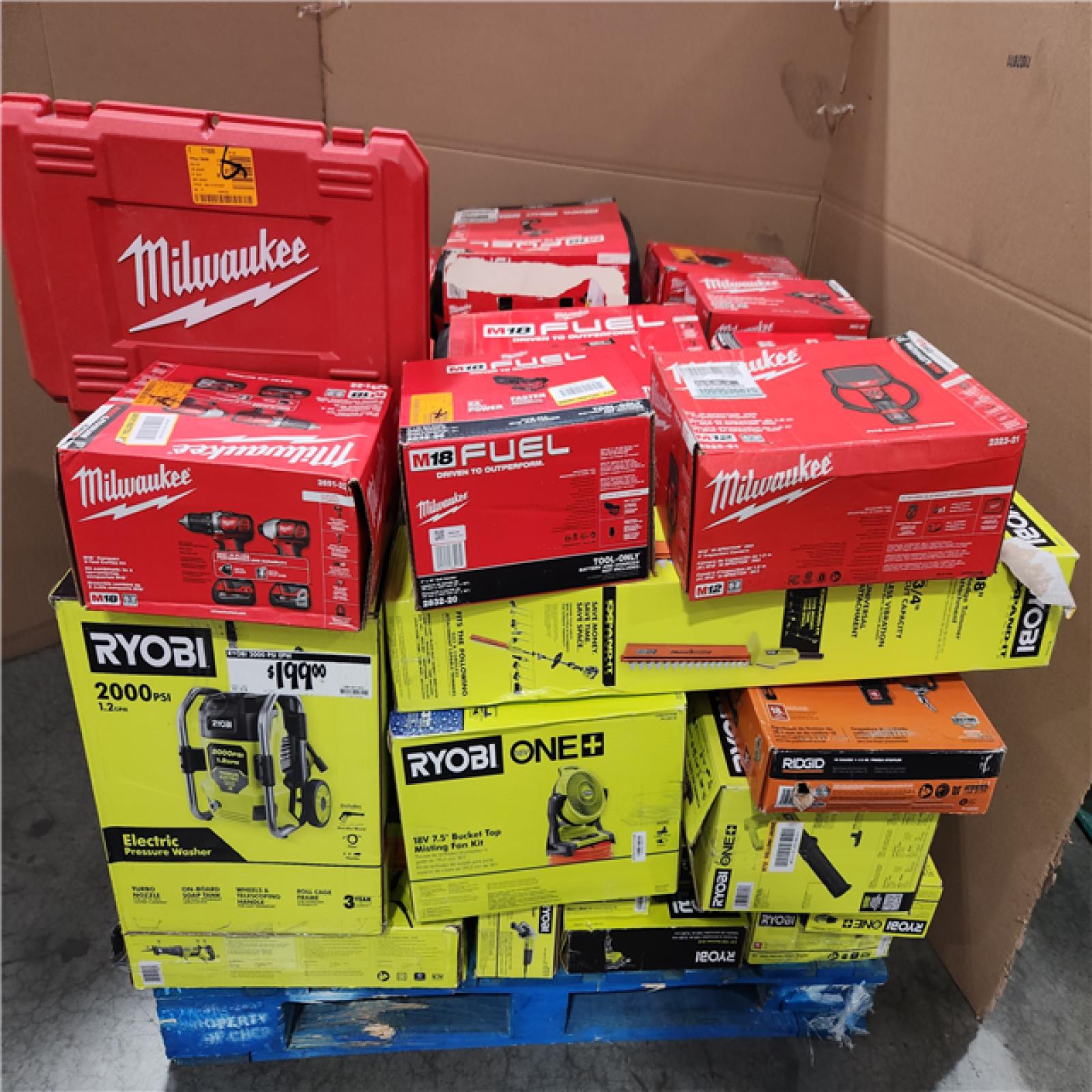 CALIFORNIA AS-IS TOOL PALLET