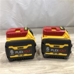 AS-IS DEWALT FLEXVOLT 20-Volt/60-Volt MAX Lithium-Ion 6.0Ah Battery Pack (2-Pack)