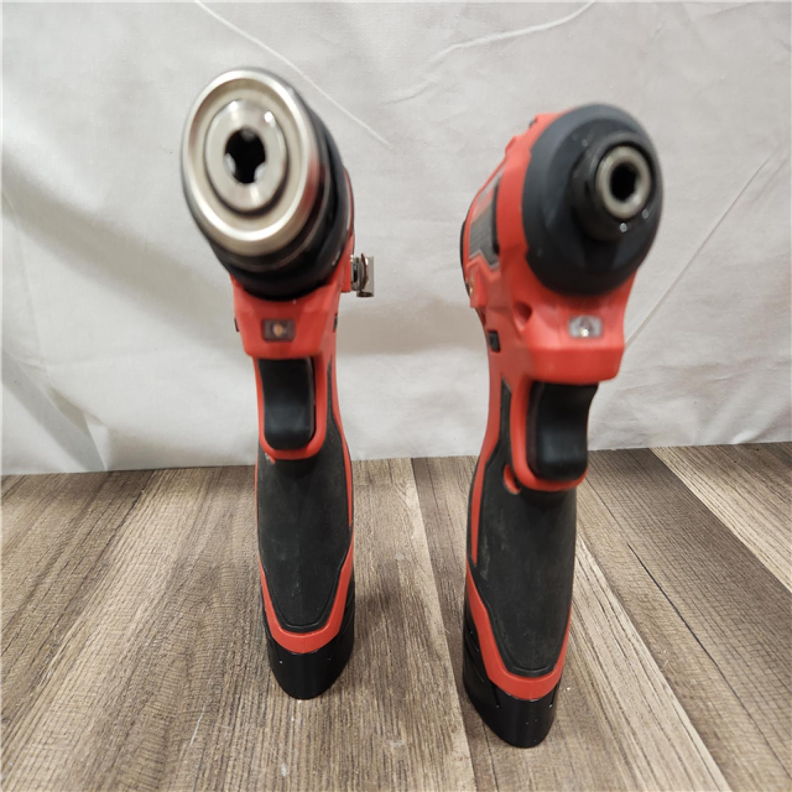 AS-IS- Milwaukee M12 Cordless Brushless 2 Tool Combo Kit