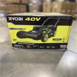 DALLAS LOCATION- RYOBI 40V 20 SELF PROPELLED MOWER
