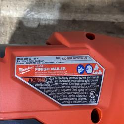 Houston Location AS-IS Milwaukee FUEL 18-Volt Lithium-Ion Brushless Cordless Gen II 16-Gauge Angled Finish Nailer (Tool-Only)