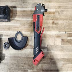 HOUSTON LOCATION - AS - IS Milwaukee FUEL 18V Lithium-Ion Brushless Cordless 4-1/2 in./5 in. Grinder w/Paddle Switch W/ BATTERY & CHARGER