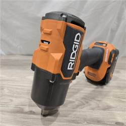 AS-IS RIDGID 18V Cordless 4-Mode 1/2 in. High-Torque Impact Wrench Kit