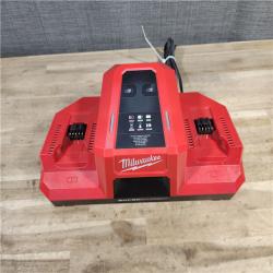 HOUSTON LOCATION - AS-IS Milwaukee 48-59-1815 M18 18V Dual Bay Simultaneous Super Charger (TOOL ONLY)